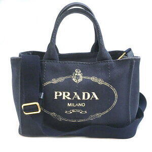 Prada Canapa Canvas Navy Blue